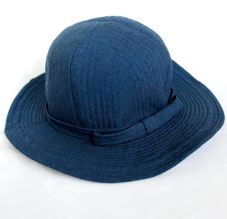 Modrý - spíš letní - klobouk, xs