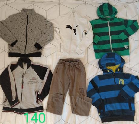 6ks v.140 5ks mikina, tepláky, 140–152