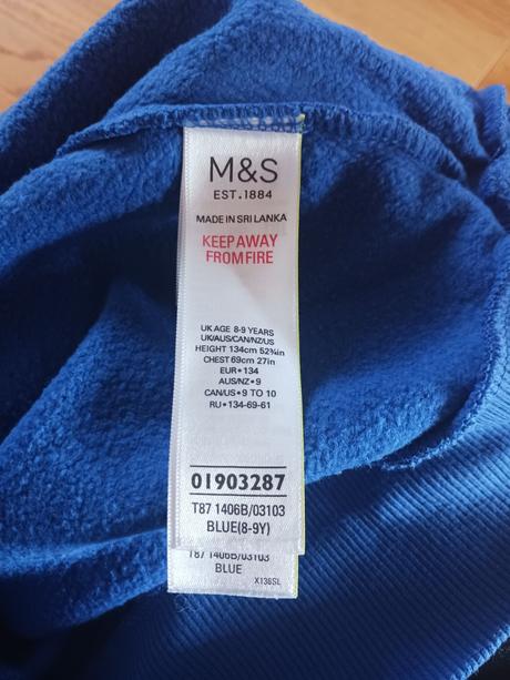 Mikina m&s č.134, marks & spencer,134