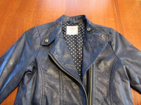 Dívčí koženková bunda vel 128-134, 128