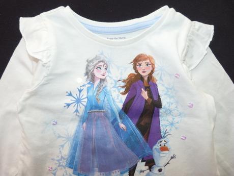 Bavlněné tričko frozen 2 vel. 92, nutmeg,92