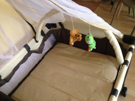 Skládací cestovní dětská postýlka, šířka (cm): 65,délka (cm): 120