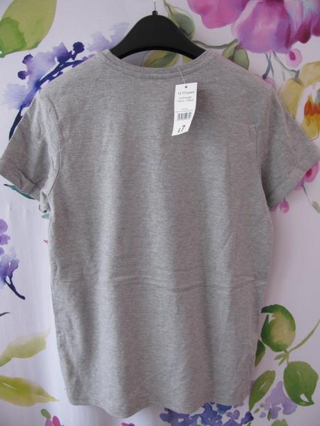 Šedé bavlněné tričko dinosaurus rex, george,158