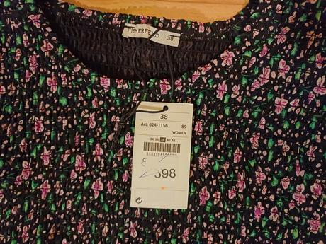 Květované šaty, vel.38, nové, 38