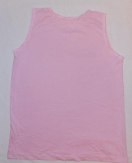 I225. růžový nátělník/košilka 11-12 let, tu,152