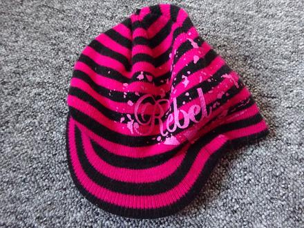 Pletená čepice s kšiltem, vel. 116/128, george,116