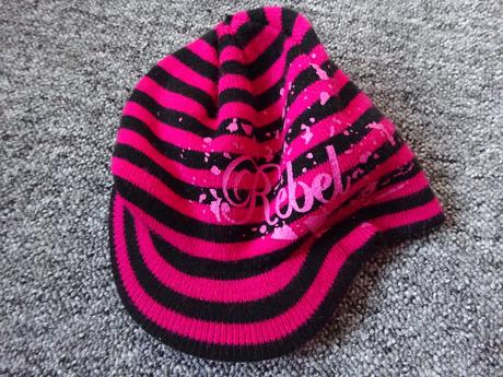 Pletená čepice s kšiltem, vel. 116/128, george,116