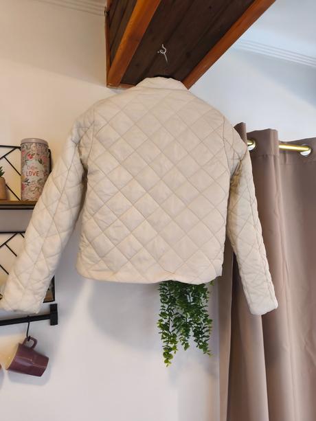 Krémová bunda / prošívaná bunda / jarní bunda, sinsay,158