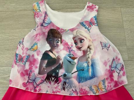 Dívčí šaty frozen / ledové království, 6 let, disney,116