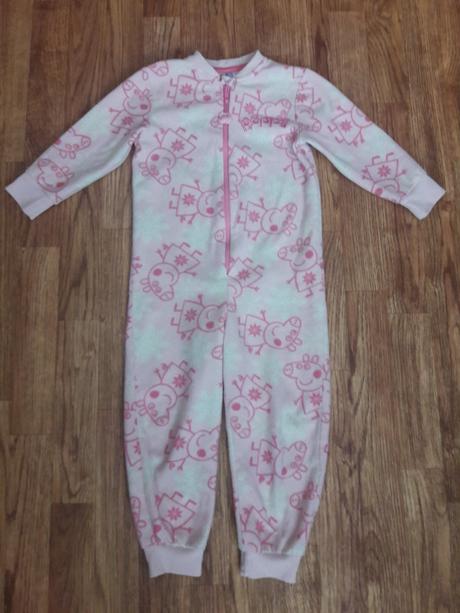 Fleesový overal na spaní peppa pig, vel.98, f&f,98