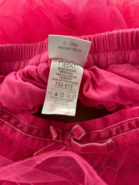 Točitá šifonová & tutu sukně next vel. 98/104, next,98