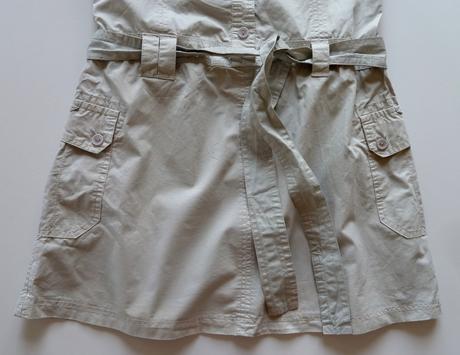 Propínací kapsové šaty s krátkým rukávem 38-40 / m, m