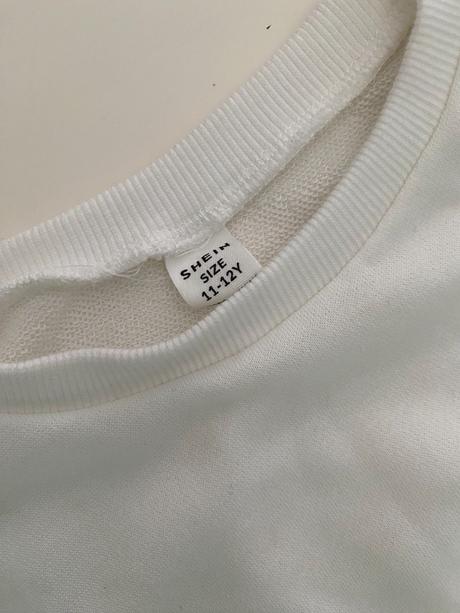 2 ks crop top/mikina shein (11 - 12 let), 152