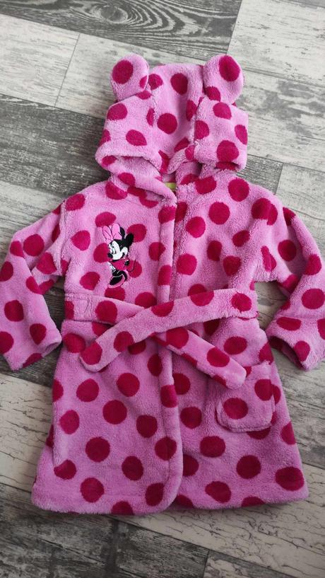 Župan fleece dívčí minnie 68-80(6-12m), disney,68