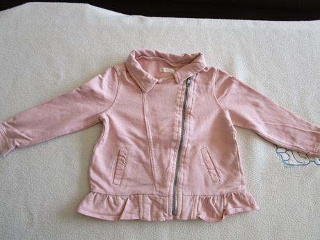 Pěkná starorůžová bavl. bundička s kanýrky, vel.86, 86