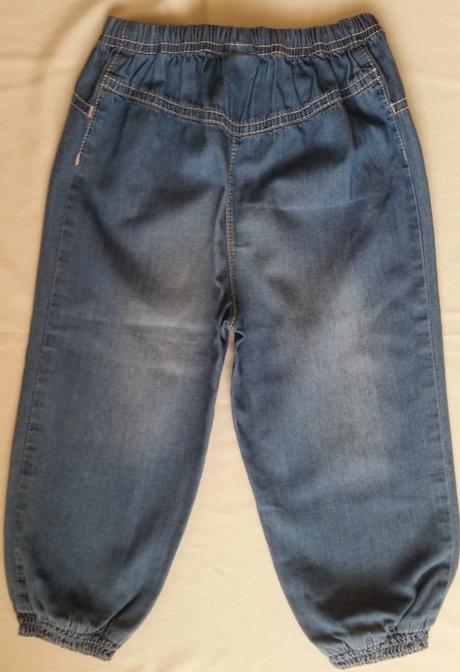 Dětské lehoučké rifličky, džíny, zn.f&f, vel.92, f&f,92