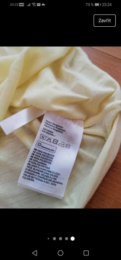 Dětský žlutý top, h&m, h&m,92