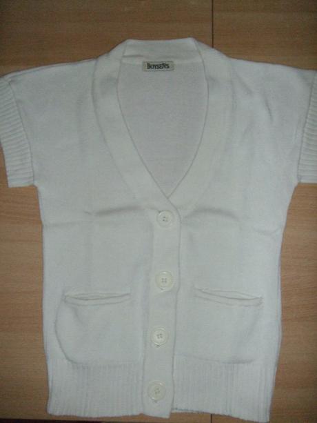 Biela svetríková vesta boysens, otto,34