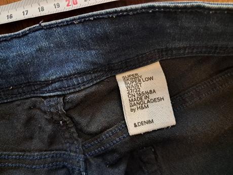 Elastické riflicky, h&m,m