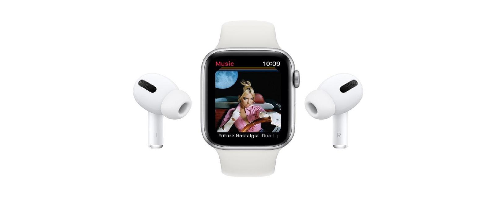 Apple Watch Series 6, 44mm Silver Aluminium Case (M00D3HC/A)