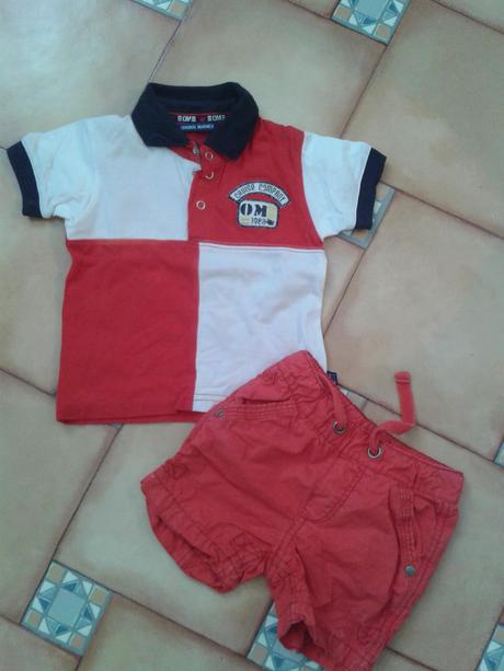Tričko om + kraťasy zara, zara,74