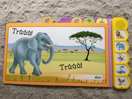 První zvuková knížka - divoká zvířata,