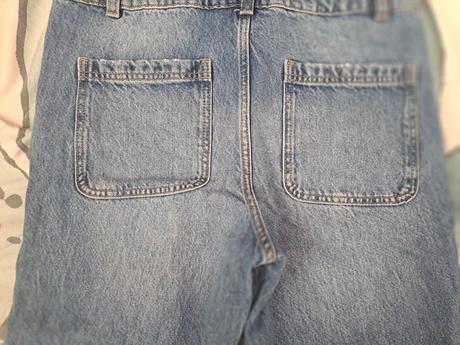Džíny s laclem, c&a,36