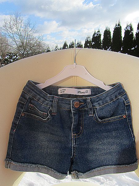 Kraťasy, denim,122