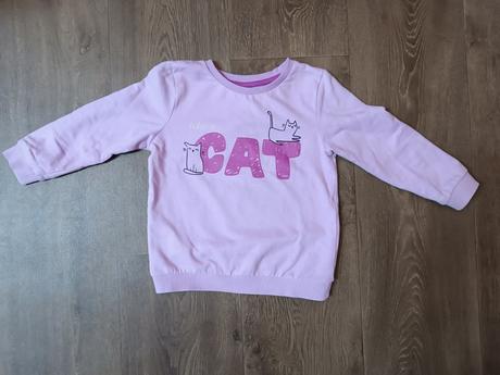 2x dívčí mikina s kočkami, so cute, vel. 98, 98