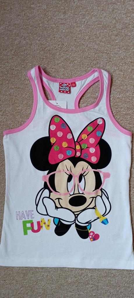 Tílko s minnie zn."disney" vel."128", disney,128