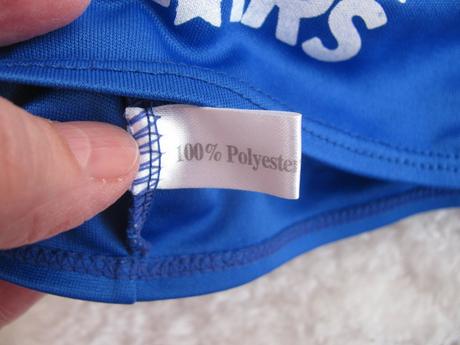 Koupací elastická modrá čepice, 92