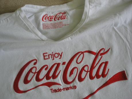 Crop top triko coca-cola, vel. 158/164, 158