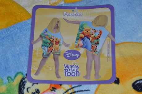 Dětské pončo pooh z dílny walt disney, župánek, disney,86 - 116