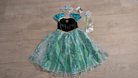 Ka495 karnevalový kostým anna vel. 4 - 5 let, 