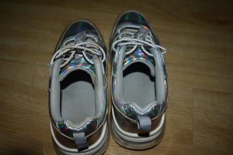 Stříbrné třpytivé tenisky reserved, velikost 34, reserved,34