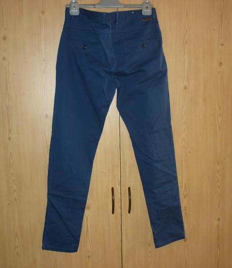 Pánské navy slim fit kalhoty zara, zara,42
