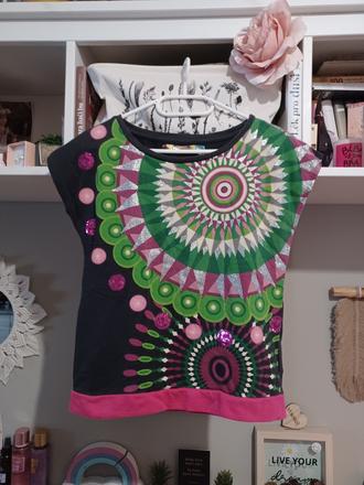 Barevné tričko desigual 152/158, xxs, desigual,158