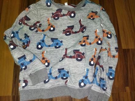 Mikina s motorky 110, marks & spencer,110