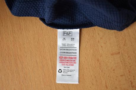 Tričko vel. 6 - 7 let, f&f,122