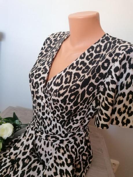 Tygrované šaty, f&f,34