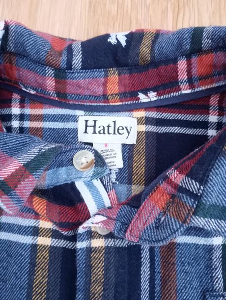 Dětská flanelová košile hatley, 8 let, 128
