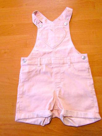 Dívčí laclové šortky vel 98, h&m,98