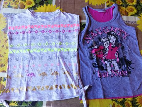 Sada dívčích triček., okay,122