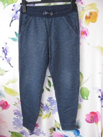 Chlapecké modré bavlněné tepláky, střik, f&f,152