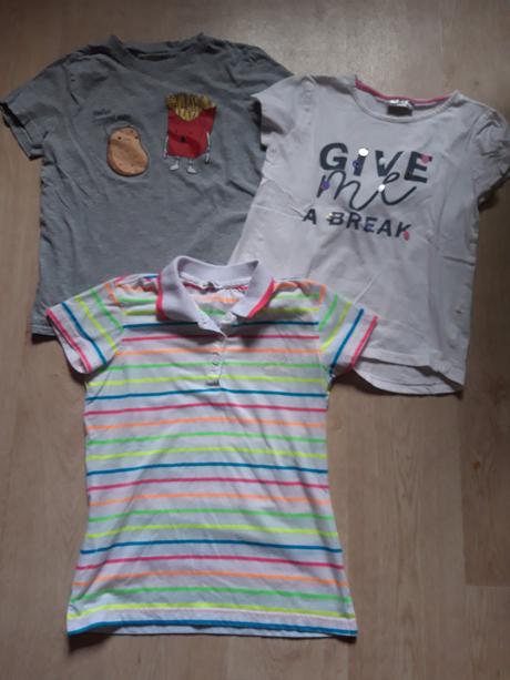 3x triko tričko i jednotlivě, 152