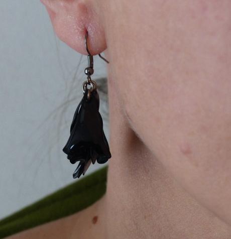 Naušnice z petlahví - černé,