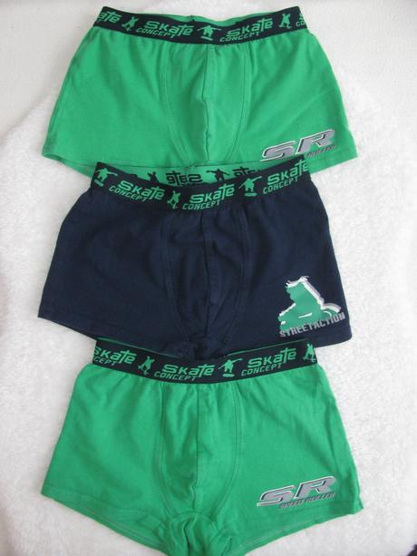 Chlapecké bavlněné boxerky-3 pack, 140