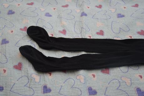 104,110 punčošky punčocháče punčochy černé, 104