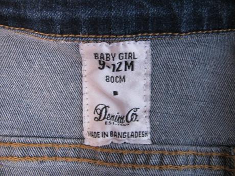 Elastická džínová bundička v.9-12 měs., denim co,80