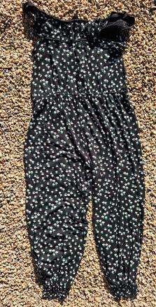 M127	dívčí overal květy vel. 134 - 140, george,134